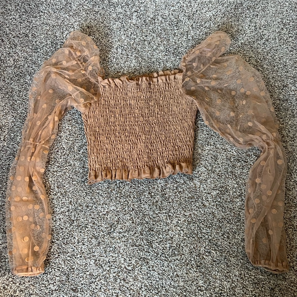 SHEIN cropped blouse